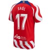 Maglia ufficiale Atlético Madrid Saul 17 Casa 2022-23 per Uomo